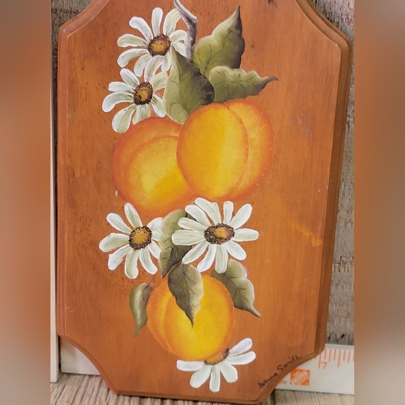 Vintage Hand Painted Peaches, Signed - Picture 4 of 6